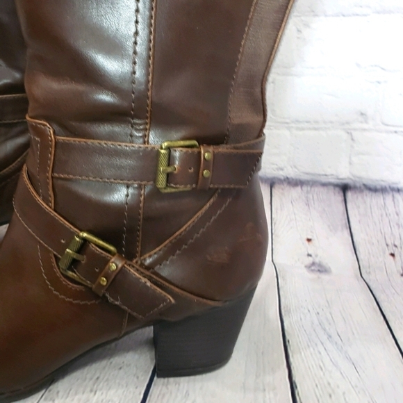 INDIGO RD. Irsalma Knee High Boots Brown Size 9.5 - Picture 10 of 16